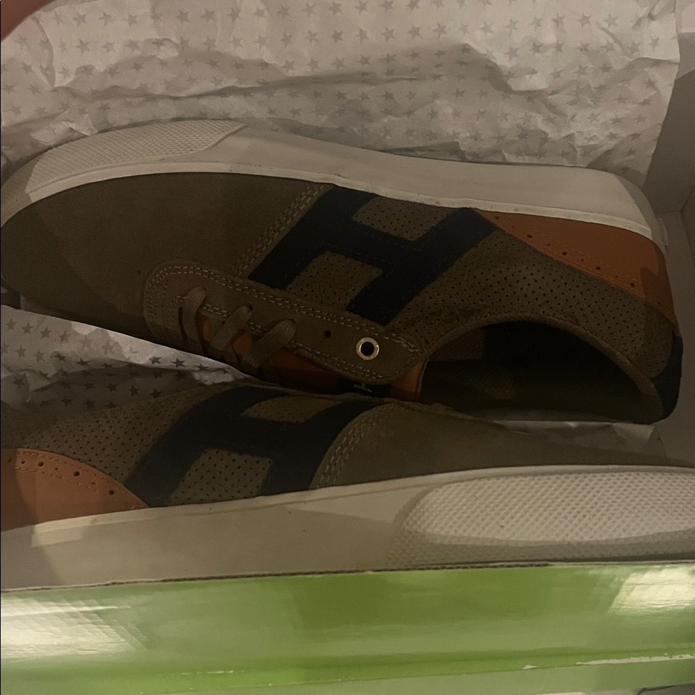 Choices Dark Taupe and Cashew Sneakers